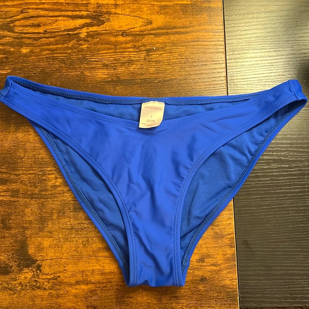 Royal blue Bikini Bottom Size Large